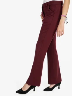 Frenetika Pantaloni donna a zampa - bordeaux