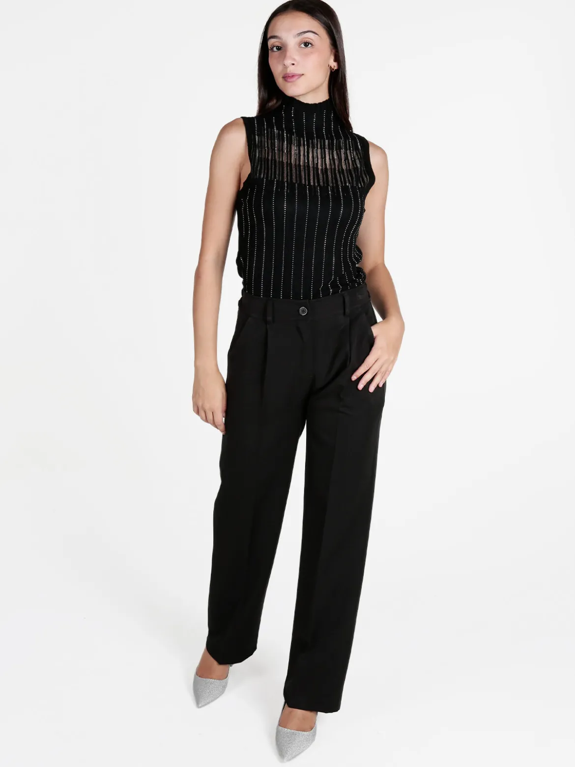 Frenetika Pantaloni donna classici a gamba larga