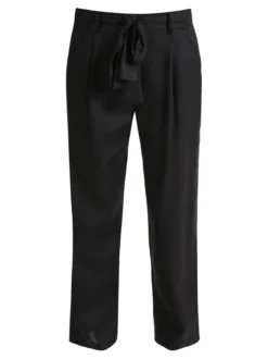 Frenetika Pantaloni donna in misto lino con cintura