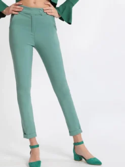 Frenetika Pantaloni eleganti con risvolto