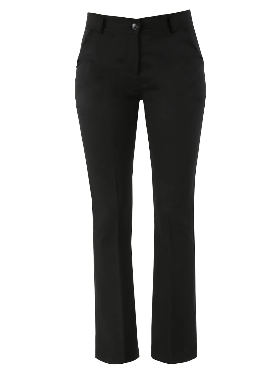 Frenetika Pantaloni eleganti da donna a zampa - nero