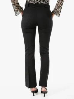 Frenetika Pantaloni eleganti da donna a zampa - nero