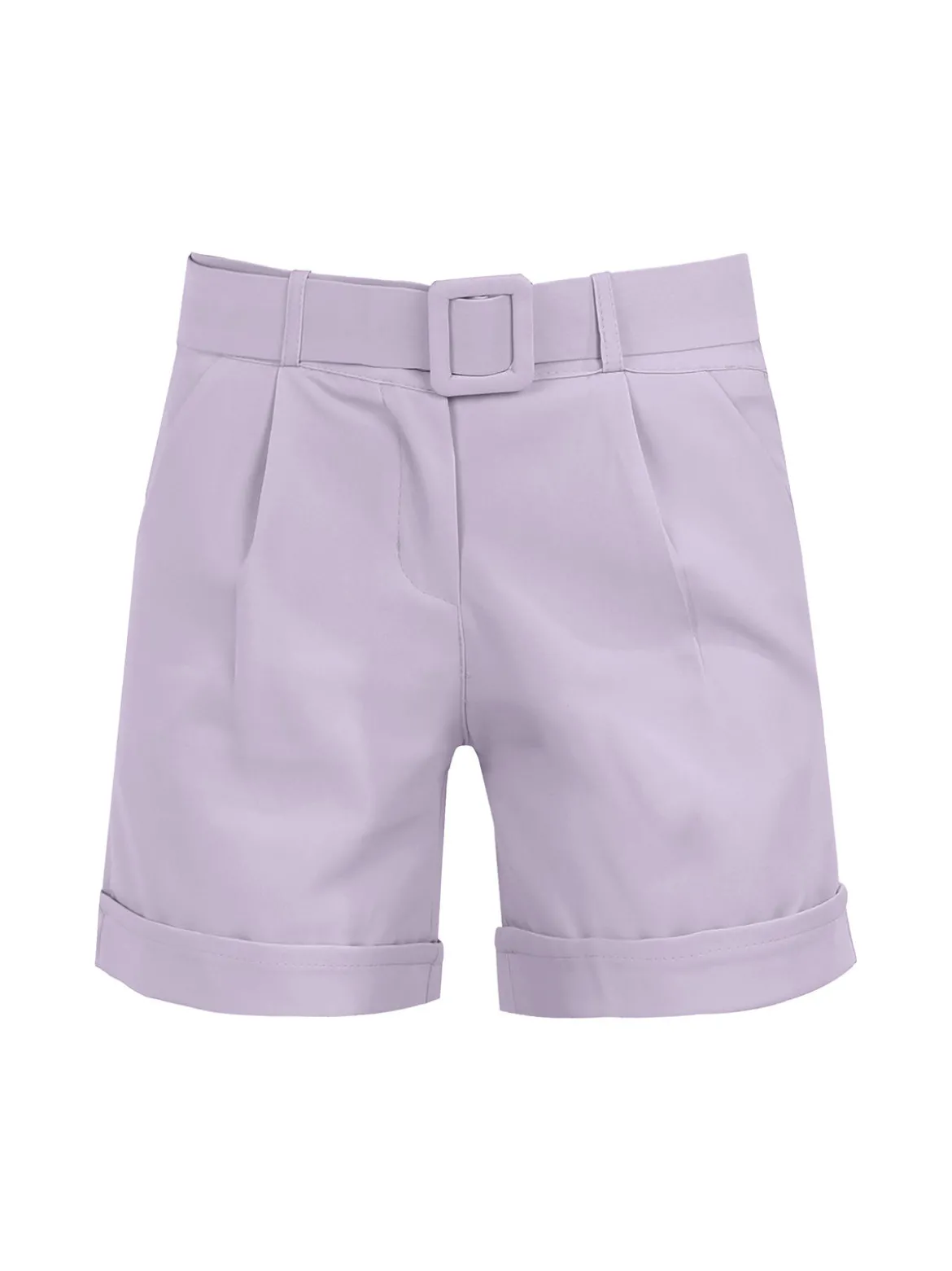 Frenetika Shorts donna con cintura e risvolto