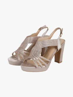 Galia Sandali donna con tacco e plateau