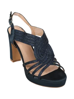 Galia Sandali donna con tacco e plateau