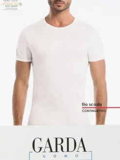 Garda Maglia intima uomo manica corta filo di scozia
