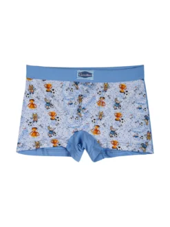Gasolino Boxer bambino in cotone - azzurro