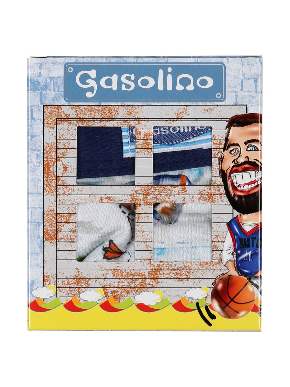 Gasolino Slip da bambino in cotone - jeans