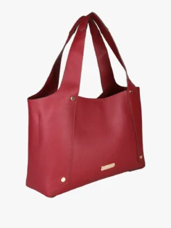 Gattinoni Borsa donna in ecopelle con doppi manici - rosso
