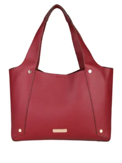 Gattinoni Borsa donna in ecopelle con doppi manici - rosso