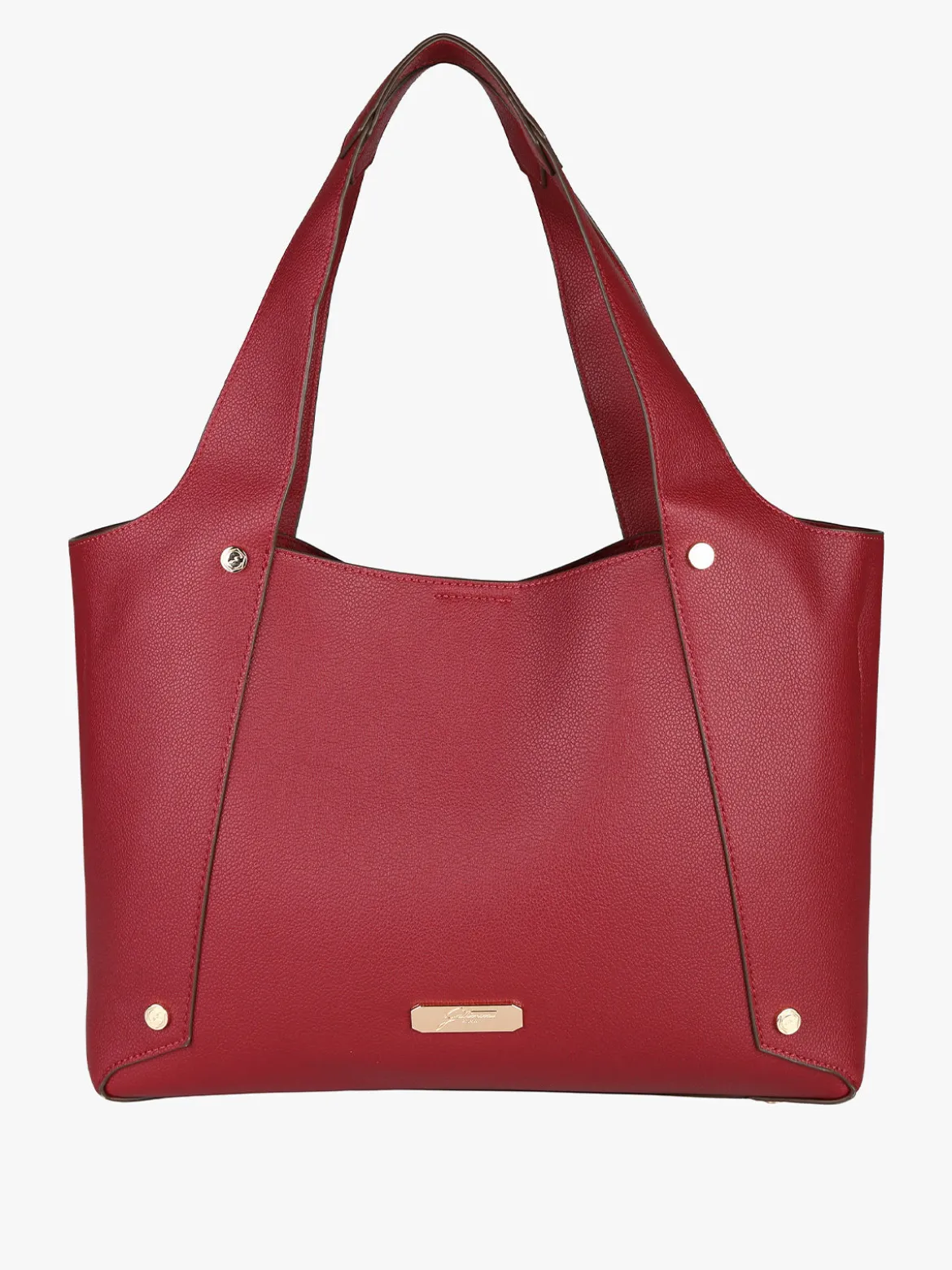 Gattinoni Borsa donna in ecopelle con doppi manici - rosso