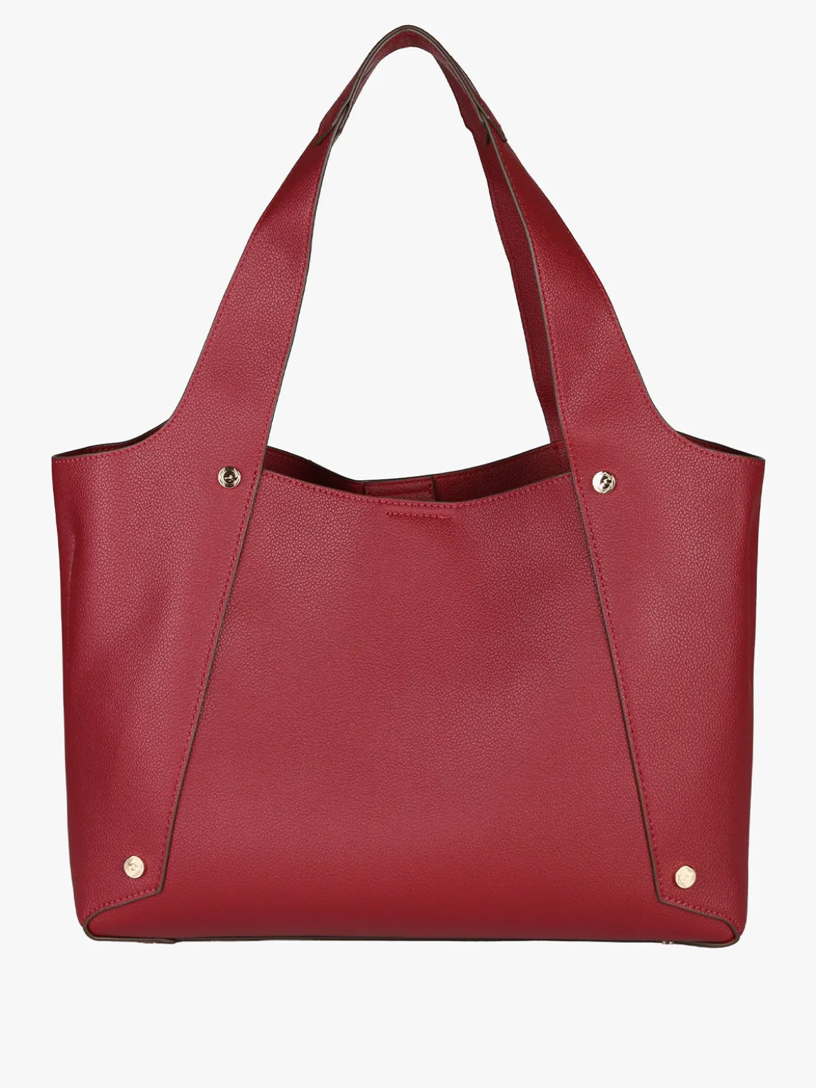 Gattinoni Borsa donna in ecopelle con doppi manici - rosso