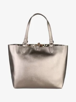 Gattinoni Borsa tote donna reversibile con pochette - bronzo