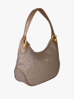 Gattinoni Borsetta donna mezza lunga con logo - taupe