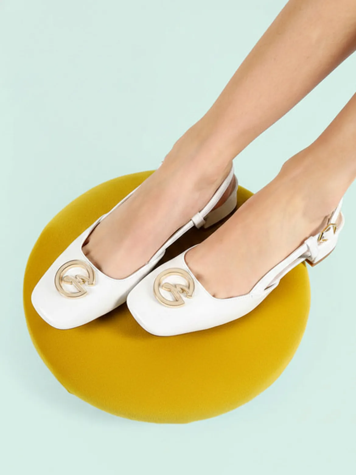 Gattinoni Slingback donna con punta quadrata