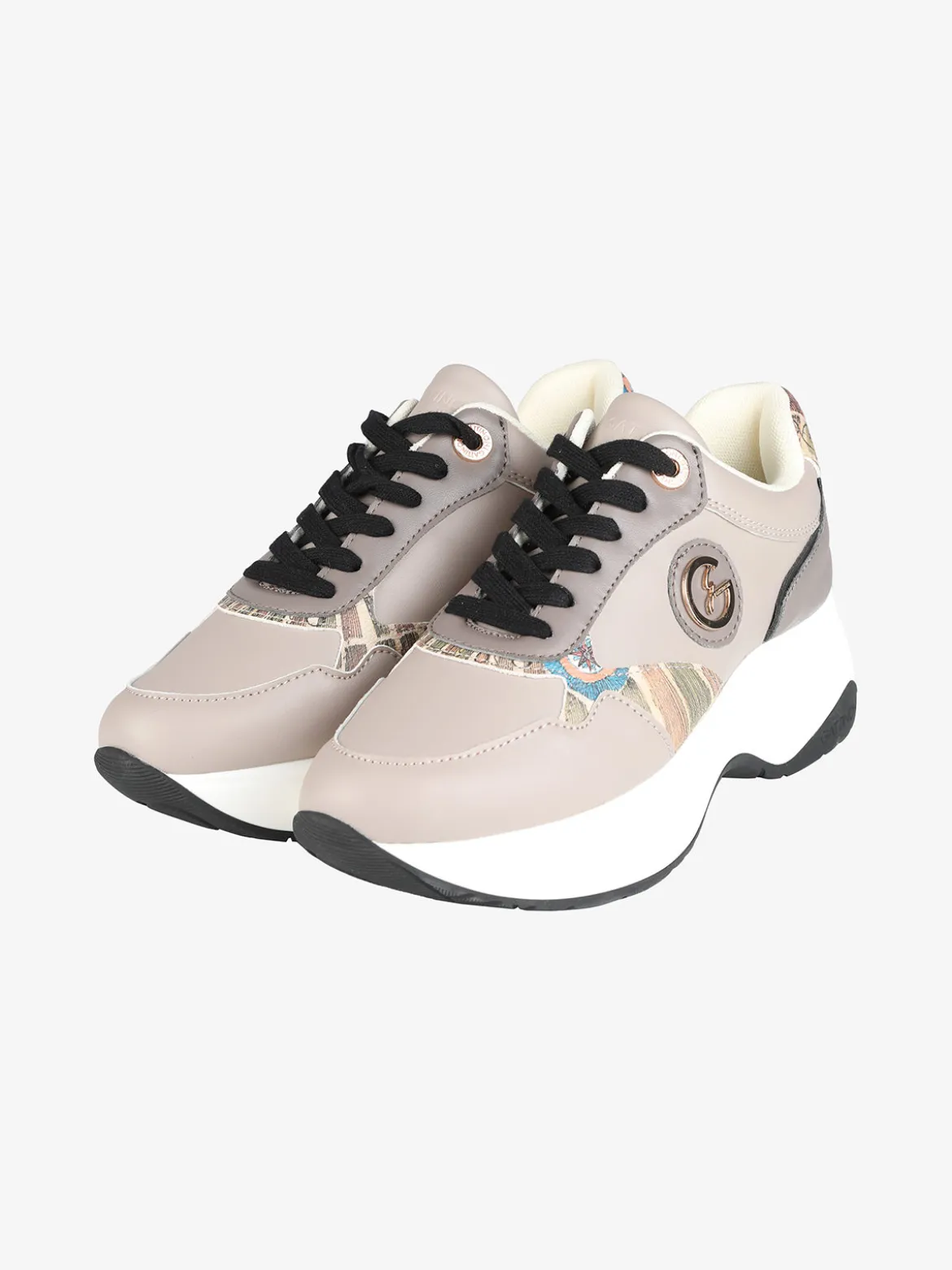 Gattinoni Sneakers donna stringate con platform