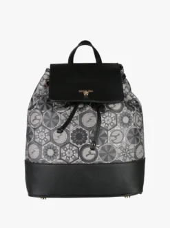 Gattinoni Zaino donna con stampe geometriche e patta