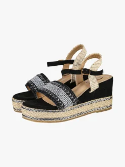 Gavi Sandali donna colorati con borchie e zeppa platform