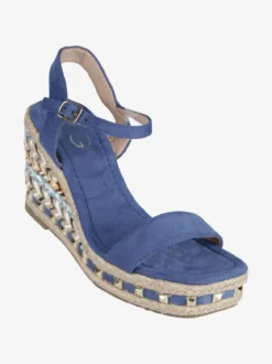 Gavi Sandali donna con borchie e zeppa