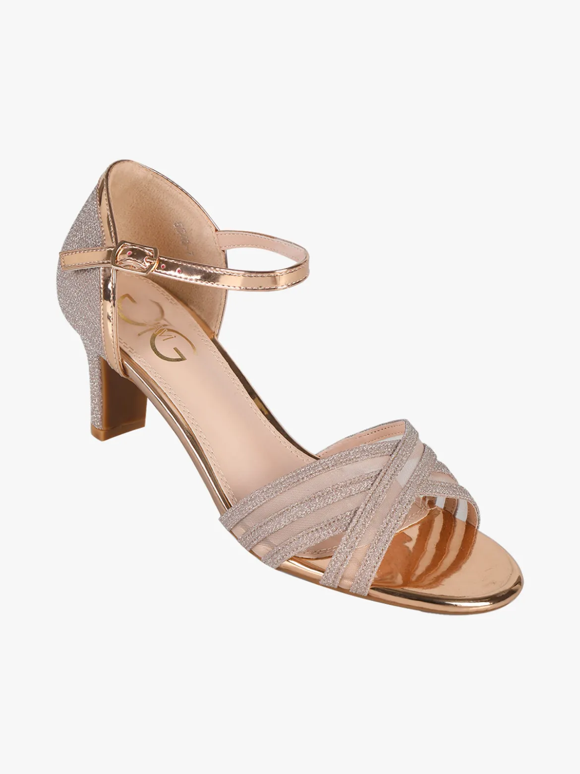 Gavi Sandali donna glitter chiusi sul tallone