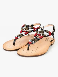 Gavi Sandali donna infradito con perline