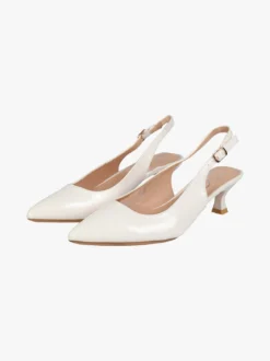 Gavi Slingback donna in vernice con tacco a rocchetto