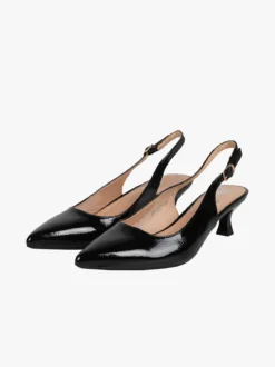 Gavi Slingback donna in vernice con tacco a rocchetto