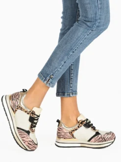 Gavi Sneakers da donna con stampa animalier