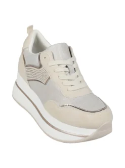 Gavi Sneakers donna stringate con platform