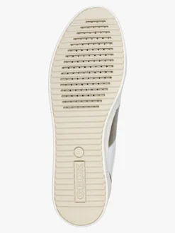 Geox D BLOMIEE Sneakers donna in pelle con lacci e zip