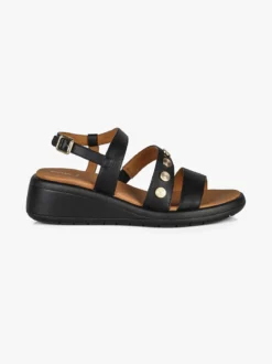 Geox D MELICONIA F Sandali donna con zeppa