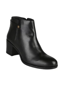 Geox D NEW ASHEEL A Stivaletti donna con tacco largo - nero
