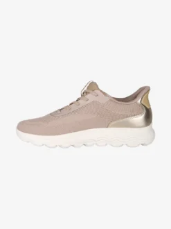 Geox D SPHERICA PLUS Sneakers donna con lacci elastici - taupe