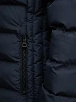 Geox SNAKE Giubbotto imbottito da uomo con zip - blu scuro