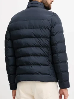 Geox SNAKE Giubbotto imbottito da uomo con zip - blu scuro