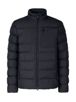 Geox SNAKE Giubbotto imbottito da uomo con zip - blu scuro