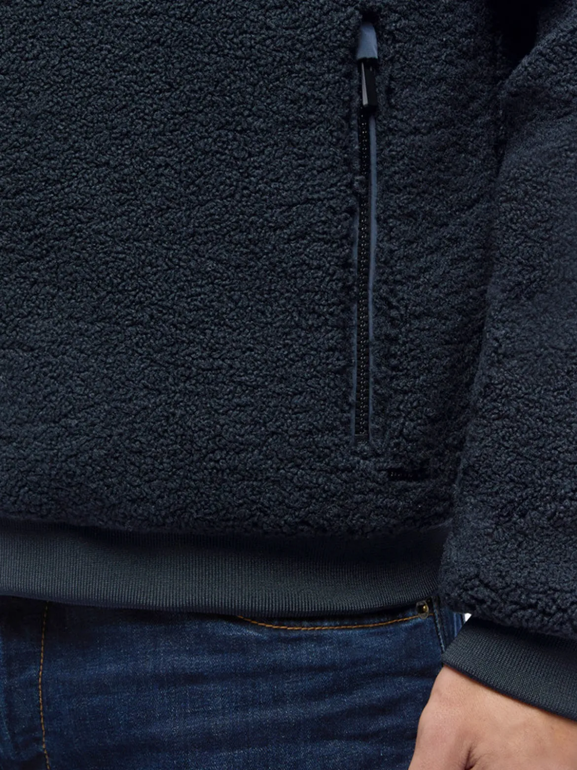 Geox SWEATER Giacca reversibile da uomo con zip - blu scuro