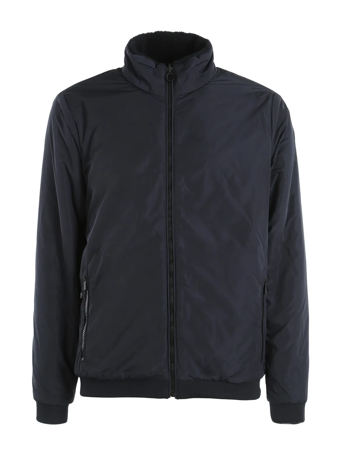 Geox SWEATER Giacca reversibile da uomo con zip - blu scuro