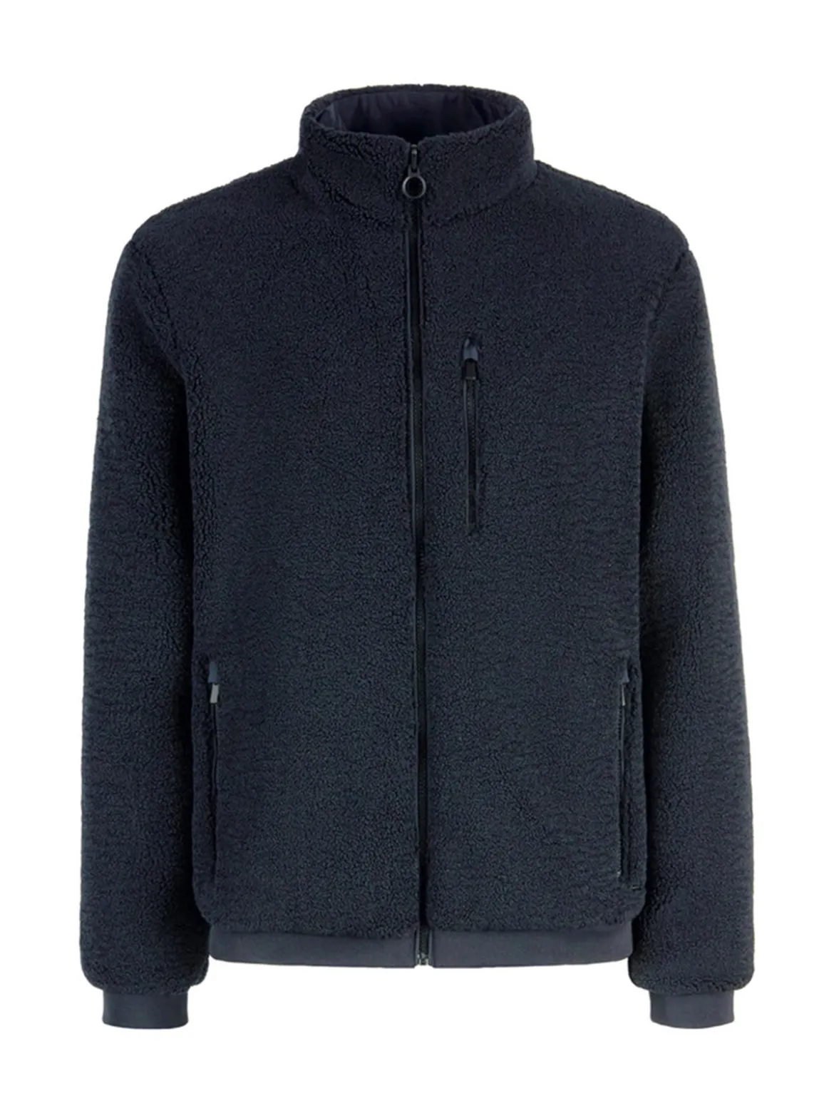 Geox SWEATER Giacca reversibile da uomo con zip - blu scuro