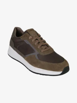Geox U BRANTHON A Sneakers in pelle scamosciata da uomo - multicolore