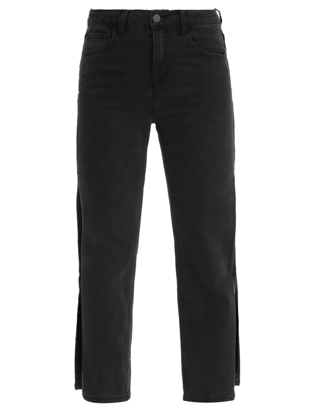 Ghiaccio&Limone Jeans nero push up con spacchi profondi laterali