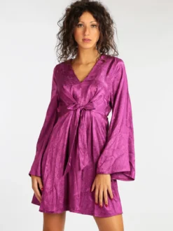 Ghisleri Vestito midi con maniche a campana