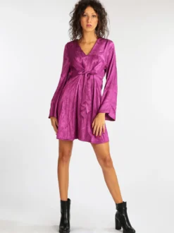 Ghisleri Vestito midi con maniche a campana