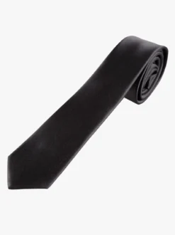 Gianluca Cravatta slim a micro quadri nero