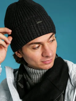 Gian Marco Venturi Cappello in maglia - blu scuro