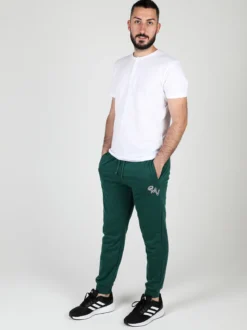 Gian Marco Venturi Pantaloni sportivi da uomo in felpa con polsini