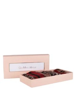 Gian Marco Venturi Sciarpa donna animalier - rosso