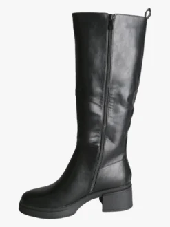 Gian Marco Venturi Stivali donna chunky con zip - nero