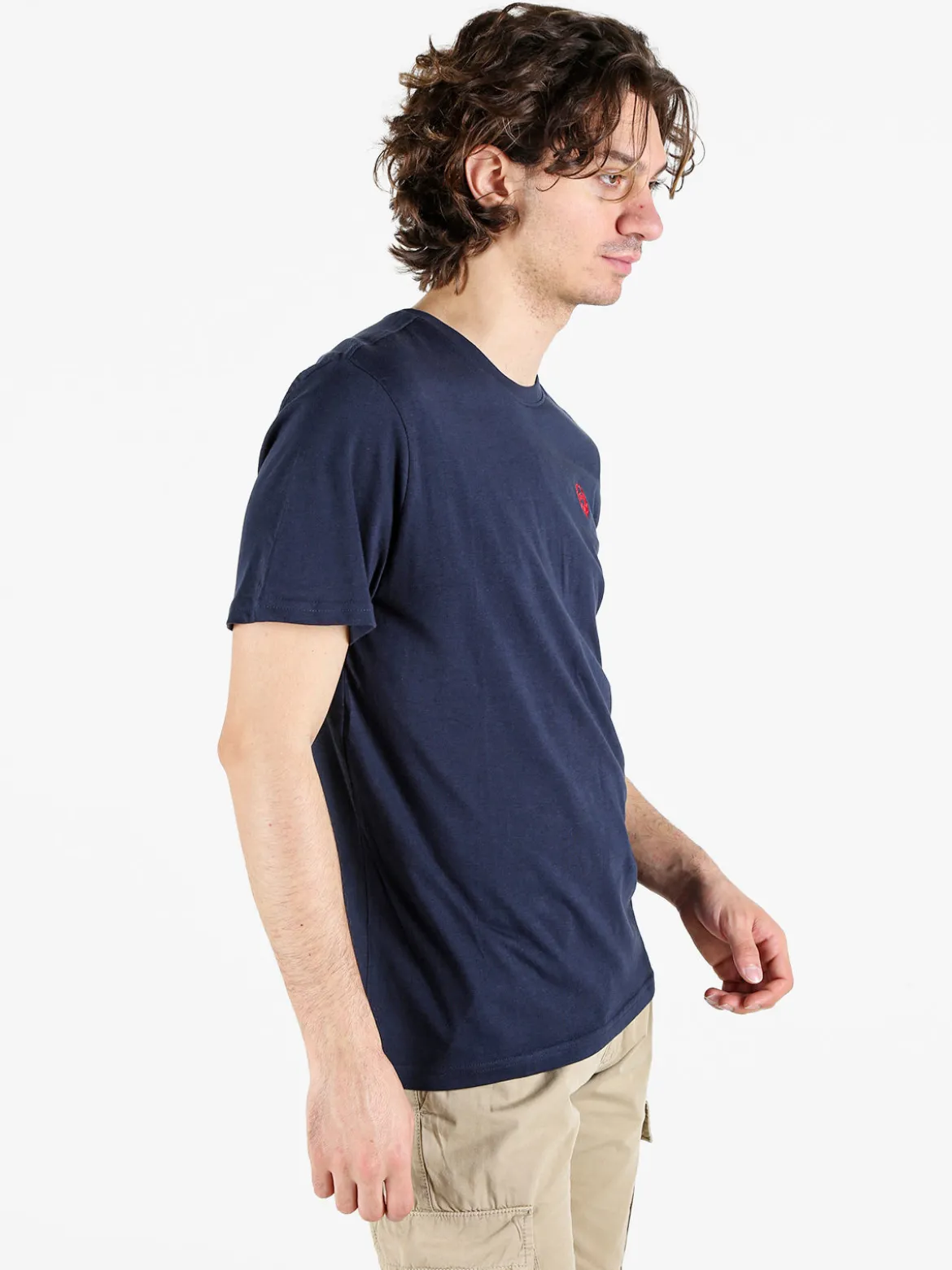 Gian Marco Venturi T-shirt girocollo da uomo in cotone