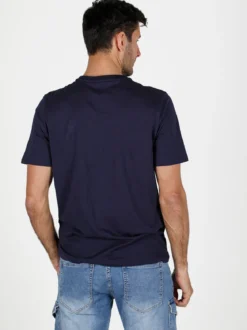 Gian Marco Venturi T-shirt girocollo da uomo in cotone